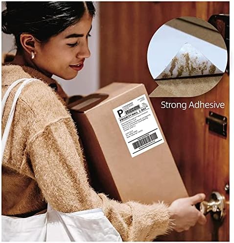 FungLam 2 Rolls 4x6 Direct Thermal Shipping Labels, 250 Labels/Roll, 1'' Core, Compatible Zebra 2844 ZP-450 ZP-500 ZP-505