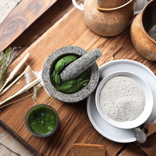 Fox Run Mortar and Pestle, Granite, 6 x 4.3-inch