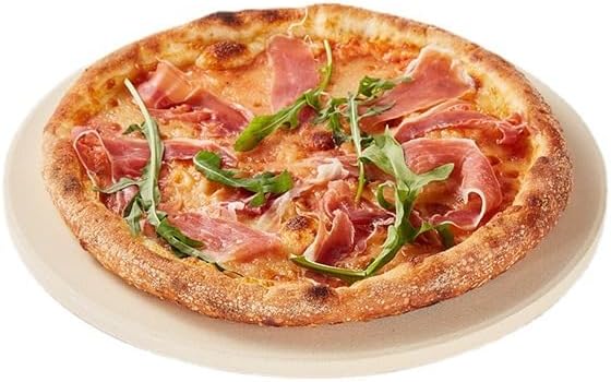 Large Pizza Stone Round 16", Heavy Duty Cooking Stone for Grill, Baking Pizza Stone for bread, Ideal for Grilling Baking Several Sizes of Pizzas