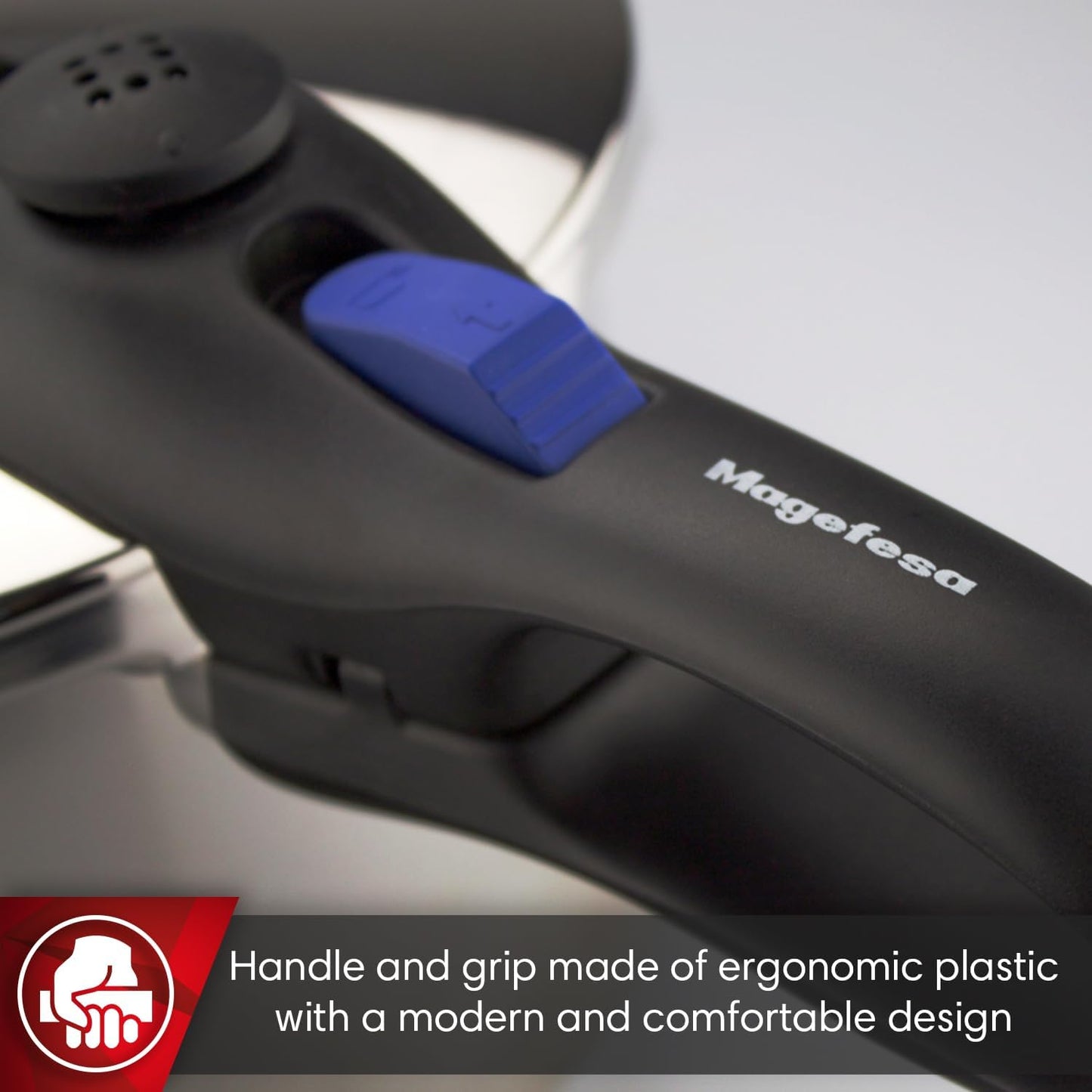 MAGEFESA Favorit 8 Qt Pressure Cooker – Easy-to-Use Fast Cooking Pot, 18/10 Stainless Steel, Induction Compatible, Even Heat Distribution, Works on All Stovetops