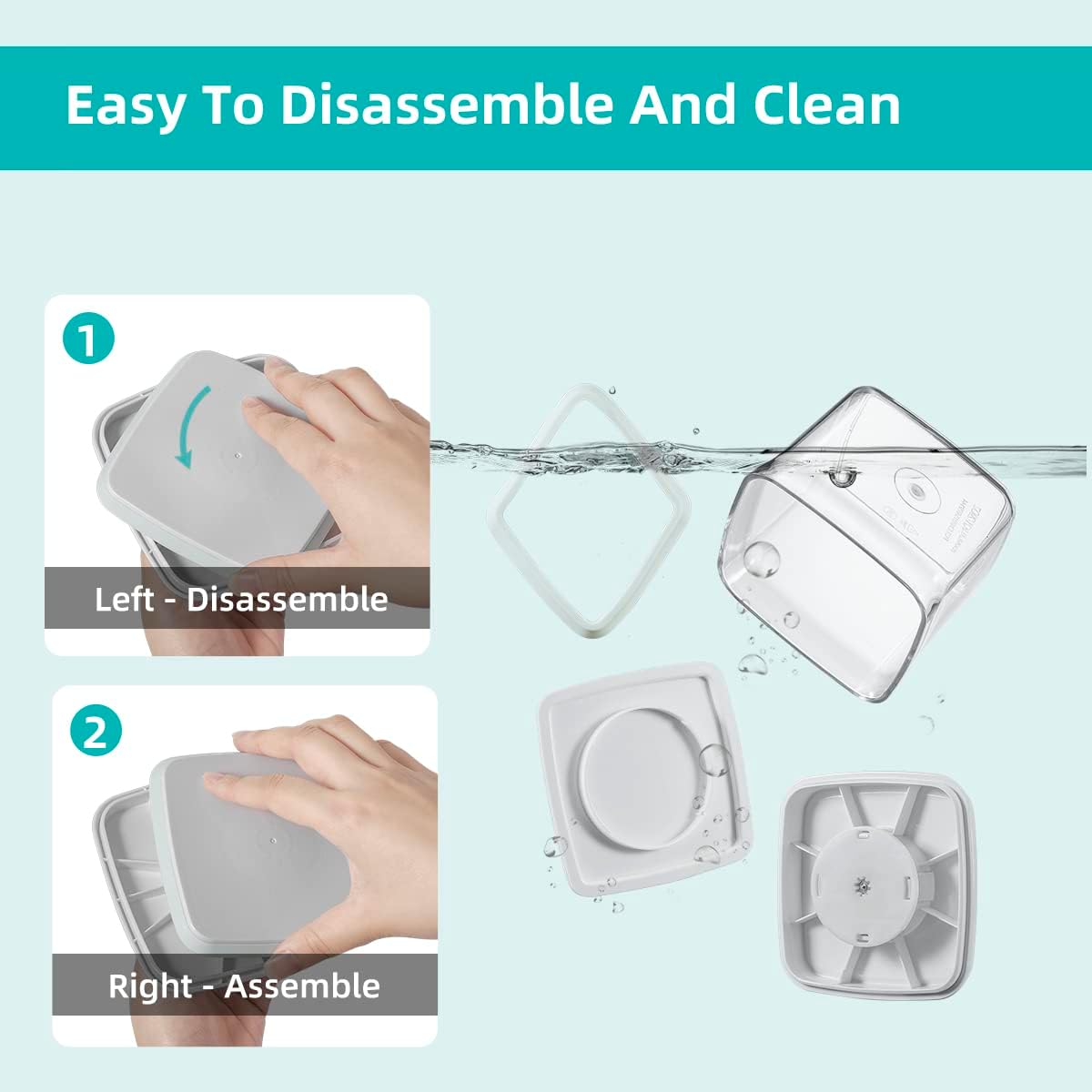 Ankou Airtight Pop Cereal Container, 3300ml Each Large Cereal Containers with Scoops Food Storage Canister Dispenser Perfect For Cereal Flour Spaghetti Rice Kitchen Organizing 3.5qt