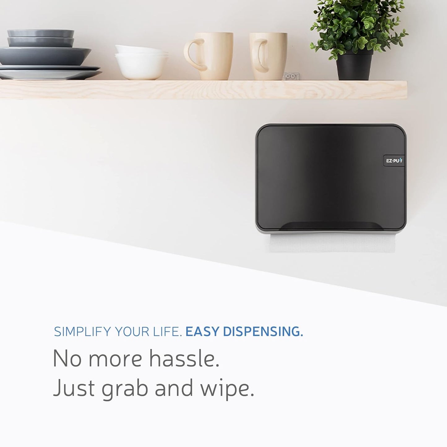 EZbrnd Premium Recycled 1ply MULTIFOLD Paper Towels, FSC certified, 250 Sheets x 12 pk, P1F3L-EZ