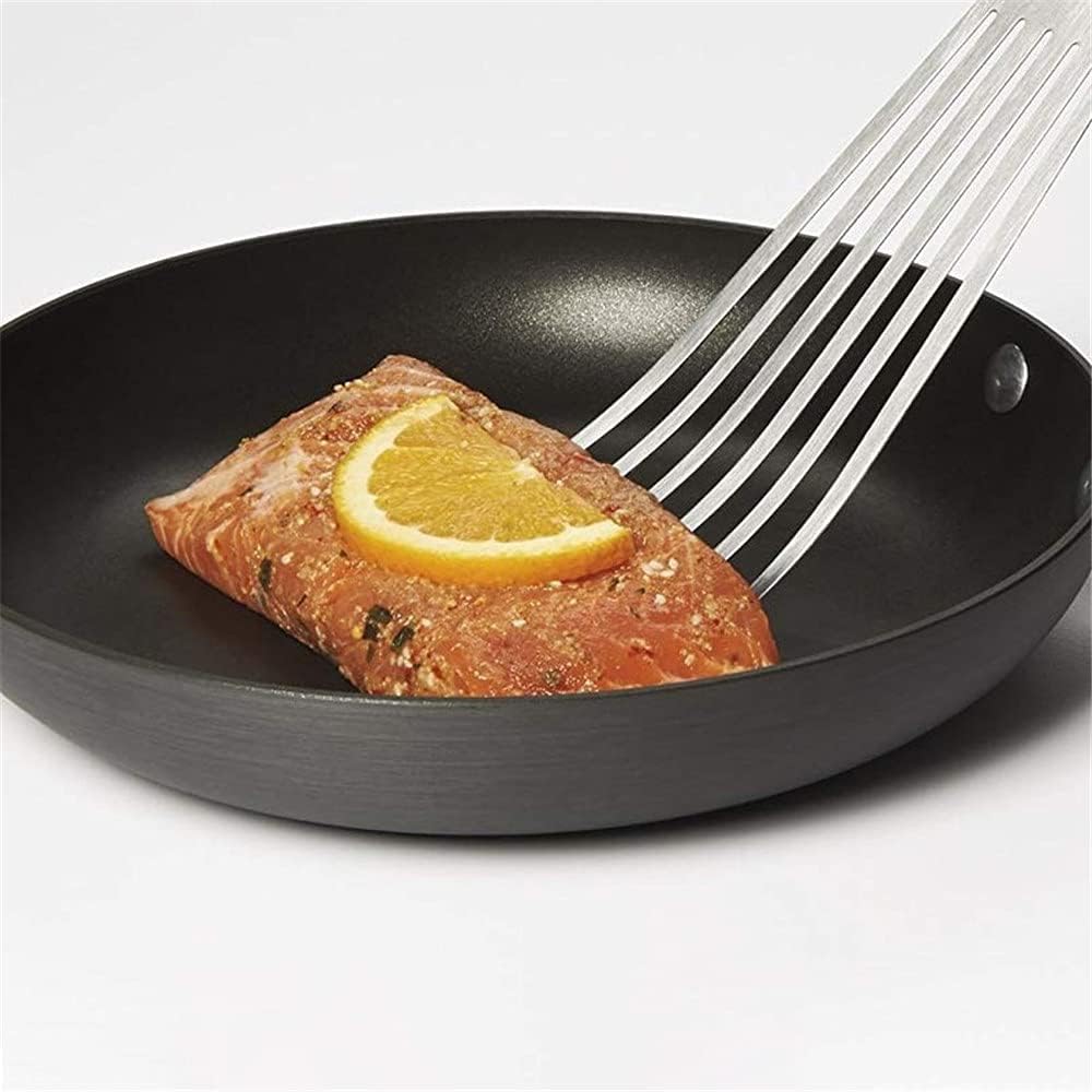 Fish Spatula, 2 Pack Stainless Steel Metal Spatula, Slotted Spatulas for Cooking, Flipping, Turning, Frying and Grilling