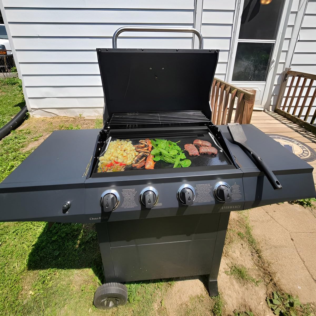 Full Size Griddle for Charbroil Performance 4 Burner 463352521 463354021 463365021 463365522, Flat Top Griddle for Charbroil Grill Replacement Parts for 463366022 G426-0004-W1 G426-0005-W1