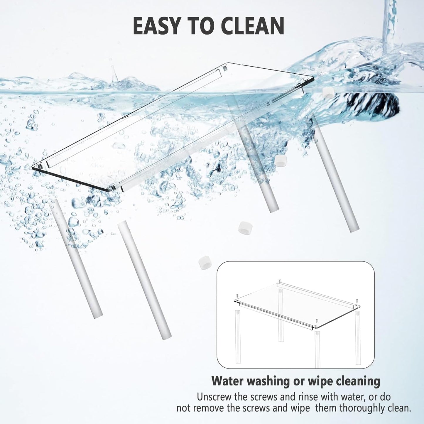 Acrylic Cabinet Organizers : 4Pcs Spice Rack Organizer for Cabinet, Pantry Kitchen Organizers and Storage, Countertop Desk Shelves Displays Organizer Displays, Stackable Shelves House Essentials