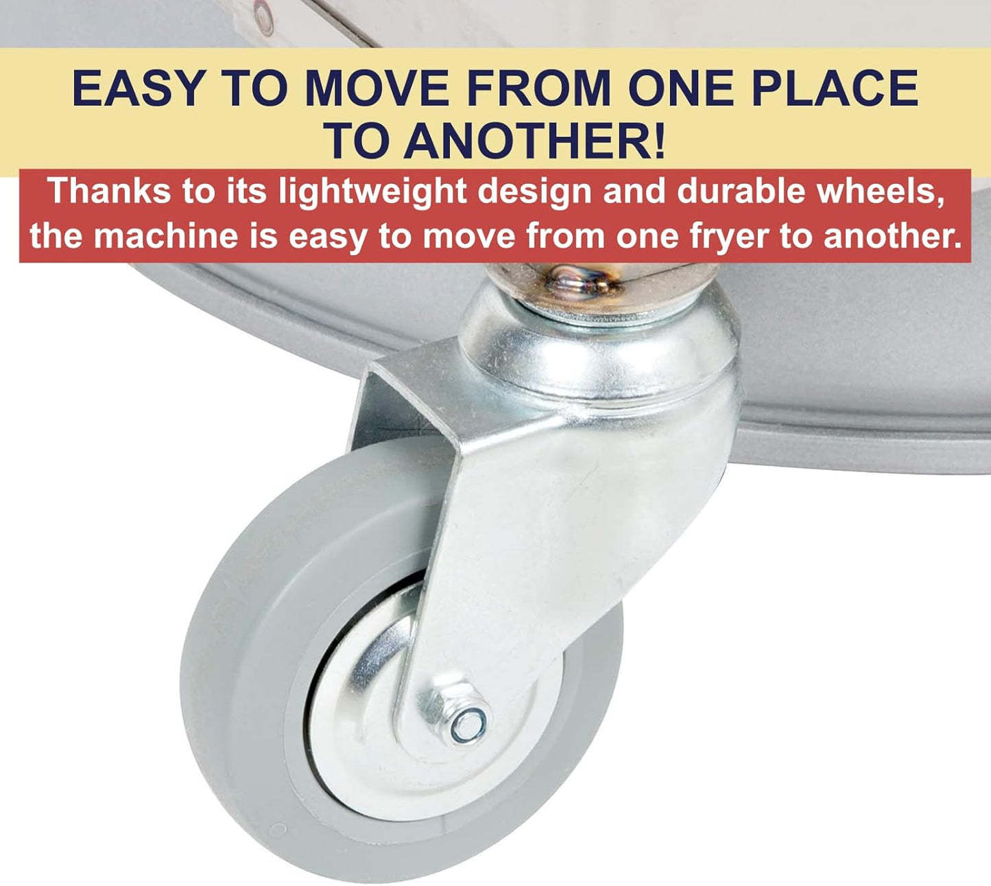 MirOil 55HD Fyer Oil Filter Machine w/Discard Trolley & Hand Operated Pump, Filtration System for Deep Fryer for Kitchen, Food Service & Food Trucks, Portable Oil Filter Machine for 55lb Fryer Grease