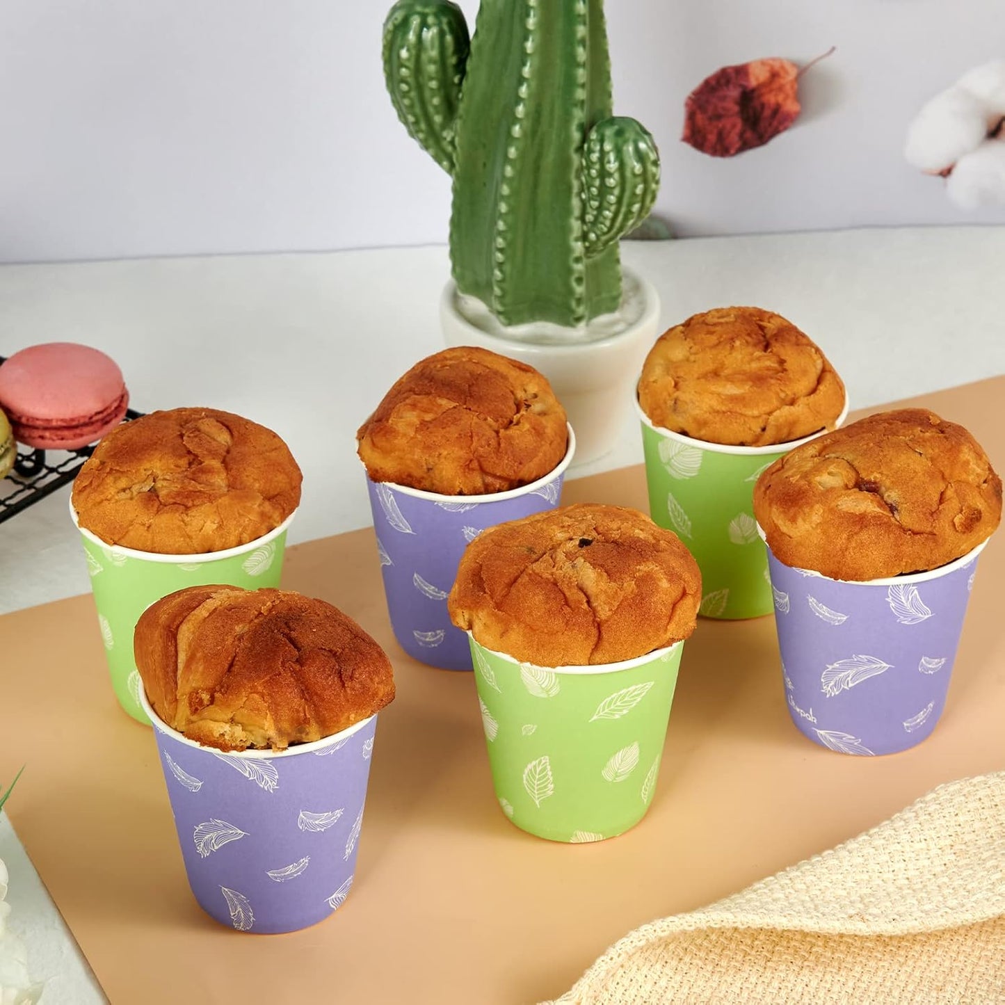 LITOPAK 600 Pack 5 oz Small Disposable Cups, Disposable Paper Cups, Mini Paper Cups, Colorful Disposable Mouthwash Cups for Parties, Picnics, Barbecues, Travel, and Events