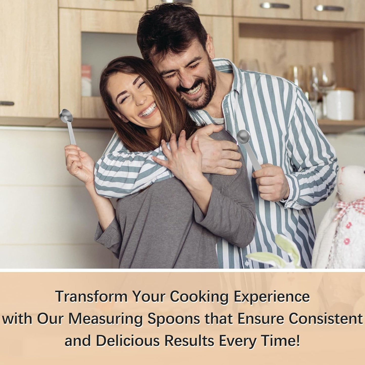 2PCS 1/2tbsp (1.5tsp, 7.5ml, 1/4oz) Single Measuring Spoon, Stainless Steel Individual Teaspoons Only