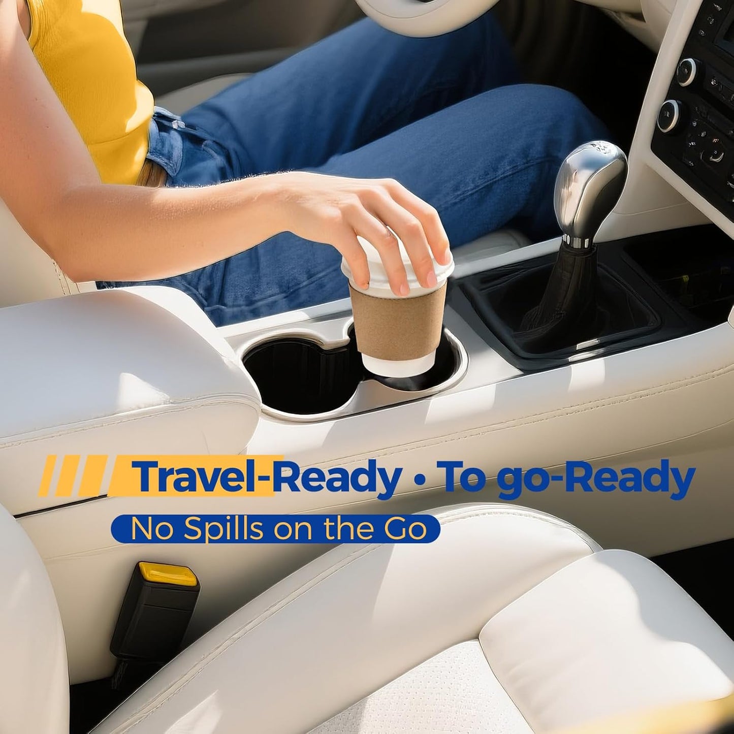 Fit Meal Prep 50 Pack 10 oz Disposable Coffee Cups with Lids, Sleeves, Leak-Proof To Go Coffee Cups with Lids, Durable Hot Paper Cups for Home, Office, Party, Business