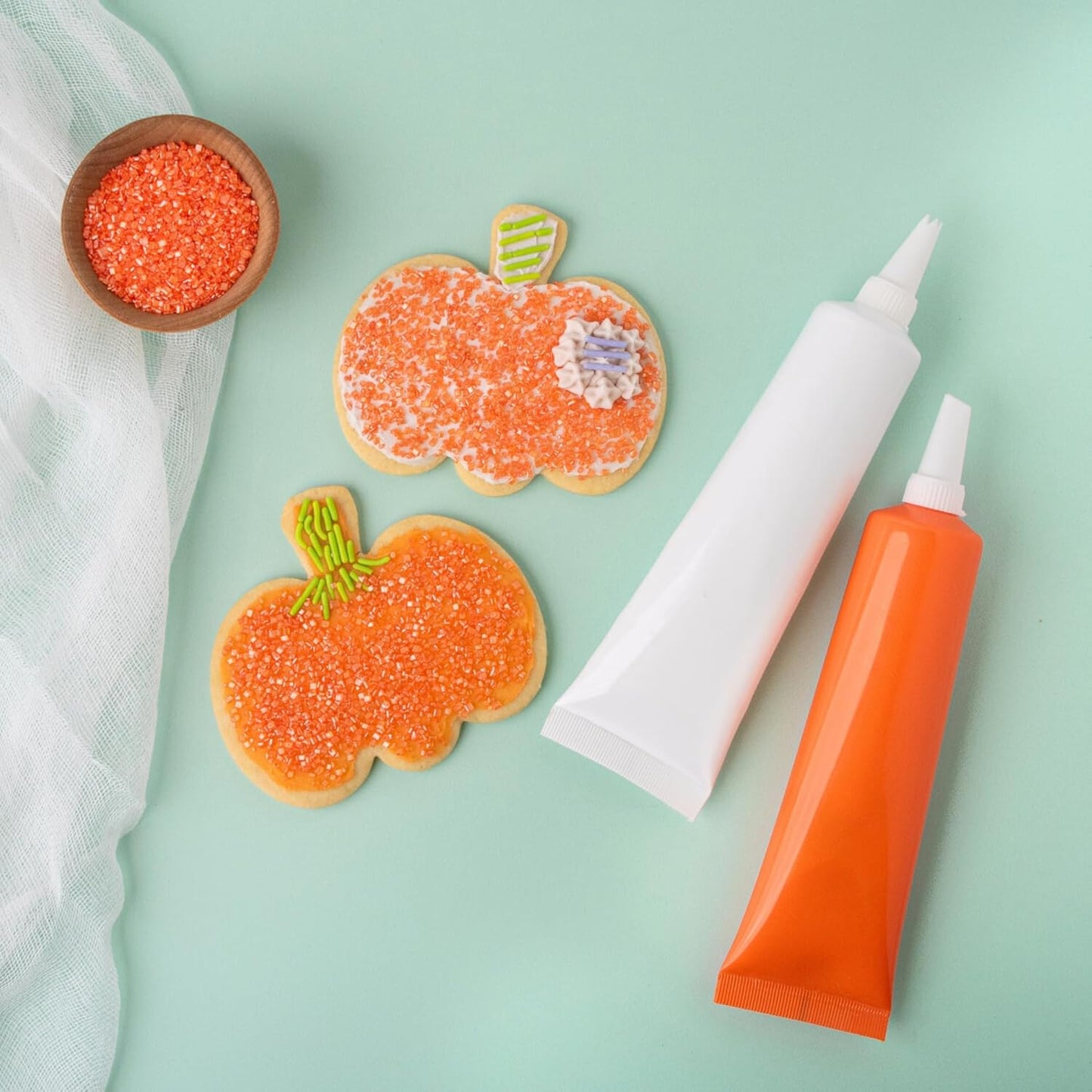 Sweets Indeed Sprinkles 6 Cell Edible Sprinkle Mix Jimmies Perfect for Cake Decorations Baking Ice Cream Cookies Cupcake Topper (Halloween)