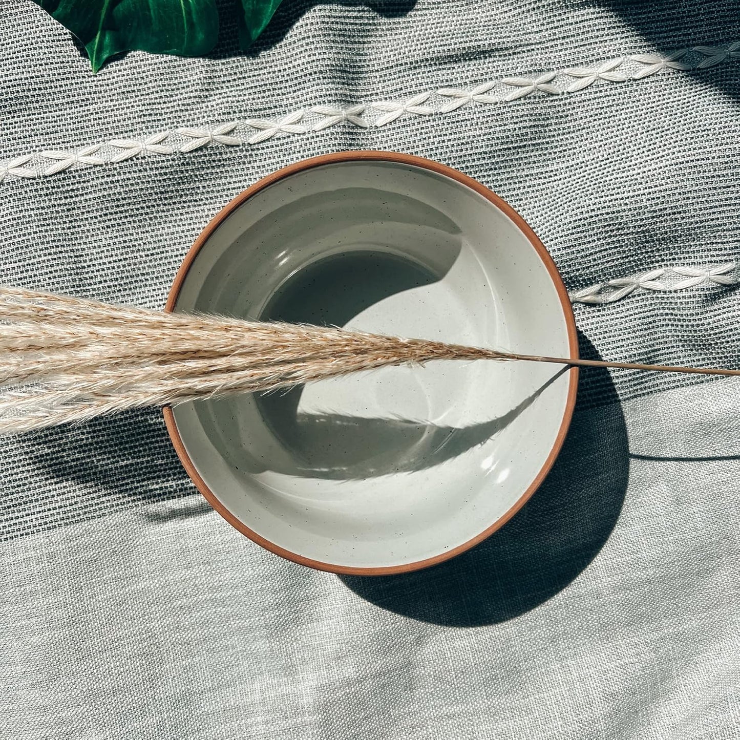 Mora Ceramic Bowls For Kitchen, 28oz - Bowl Set of 4 - For Cereal, Salad, Pasta, Soup, Dessert, Serving etc - Dishwasher, Microwave, and Oven Safe - For Breakfast, Lunch and Dinner - Earl Grey