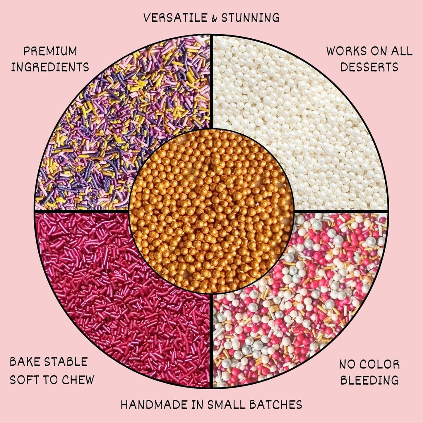 Confect Fusion Mashup Sprinkles FM Multipack 37 100 GMS for Cake Cupcake Décor, Multicolor