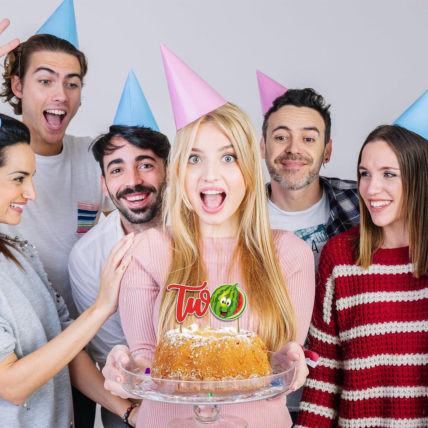 Seyal® Watermelon Two Cake Topper