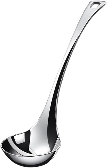 Small Gravy Ladle,Gravy spoon Heavy Duty 18/10 Stainless Steel 8.7-inch Ladle for Serving,Dishwasher safe,Silver,1Pack