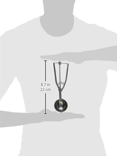 Fox Run Ice Cream/Cookie Dough Scoop, Stainless Steel, 2-1/8-Inch