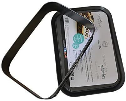 meleg otthon Springform Pan Cheesecake Pan Leakproof Cake Pan Bakeware Rectangle Nonstick Removable Bottom Black 10.6"D x 15.4"W x 3"H