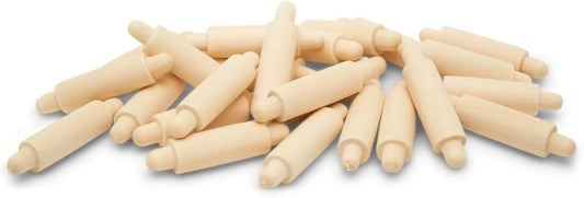 Wooden Mini Rolling Pin, 1-1/2 inches, Pack of 50, Perfect for Scrapbook Projects, Miniatures, Party Decor, and Crafts, by Woodpeckers