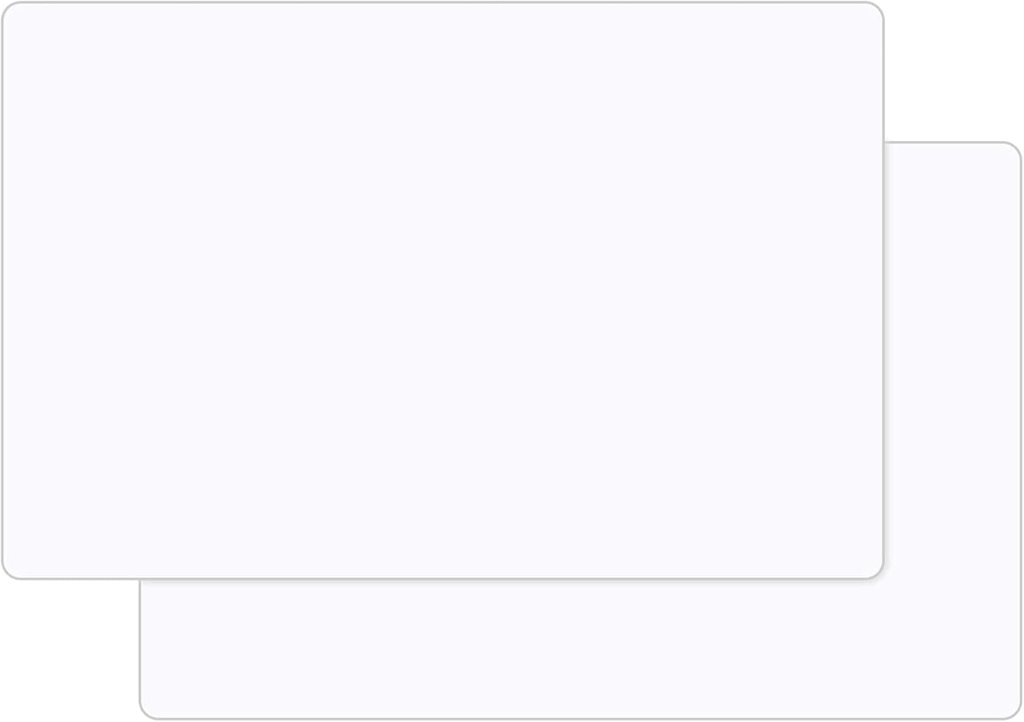 Gartful 2pcs Silicone Mats for Kitchen Counter, Large Heat Resistant Mat, 25 x 17 inches Countertop Protector, Non-Slip Placemat, Desk Saver Pad, Multipurpose Mat, Semi-Transparent