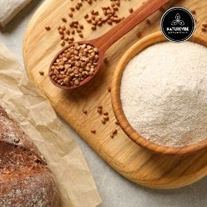 Naturevibe Botanicals Buckwheat Flour 5lb Premium Quality | Used for Baking and as Thickener