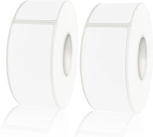 Removable Freezer Labels, Date Label 1x3 Inch Food Storage Stickers, Waterproof Oil Resistant Easy Clean Leaves no Residue 250 Total Per Roll,2 Rolls