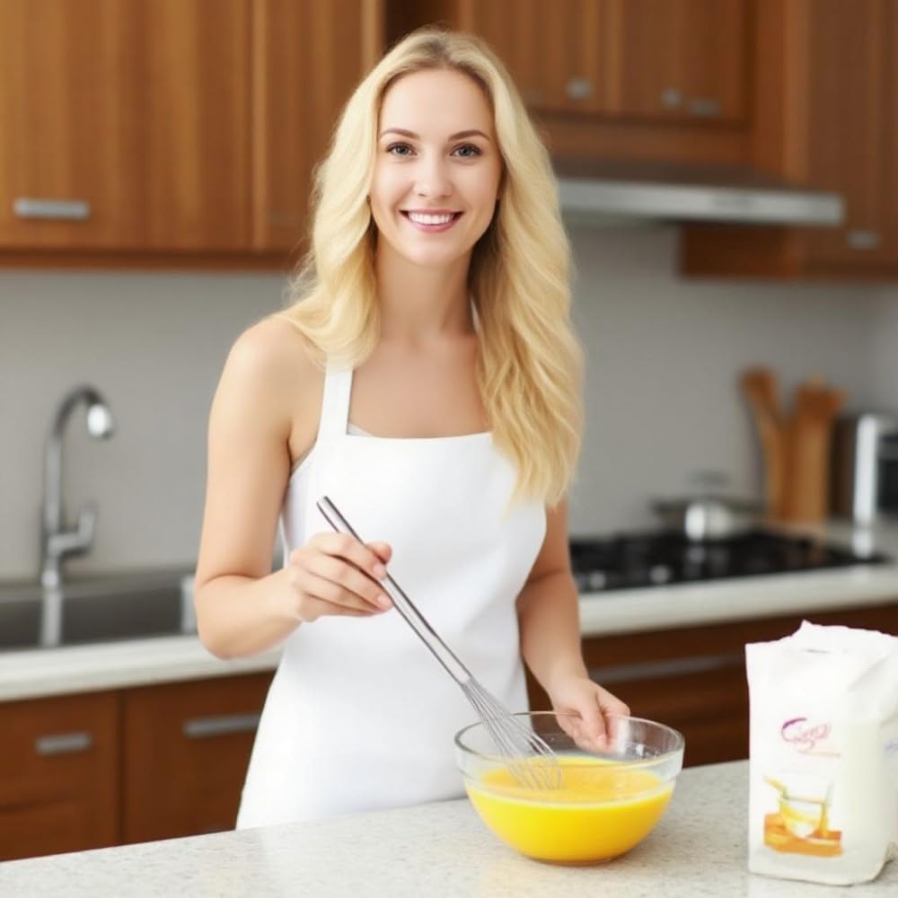 FLYINGSEA Whisks,Small whisk,Egg Whisk,10.5" Stainless Steel Whisk,Mini whisk,Whisk stainless steel,Cooking and Kitchen Gadget.(1 Pcs)