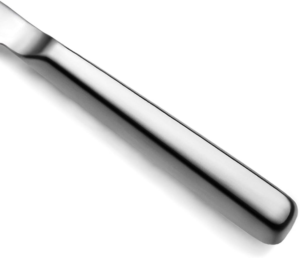 New Star Foodservice Hollow Handle Notched Serving Spoon (Silver, 2 Tine Pot Fork (11.5-Inch))
