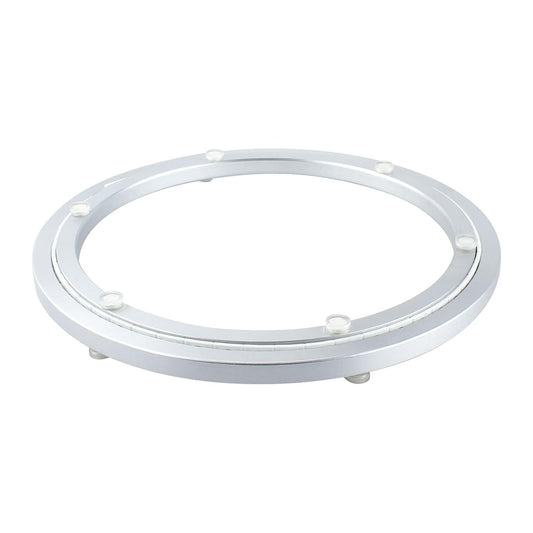 TamBee 12 Inch Mute Lazy Susan Bearing Base - 300lb Capacity Aluminum Heavy Duty Lazy Susan Turntable Mechanism Kit for Smooth Rotation, Universal Hardware for DIY Furniture, Table (Base Only)