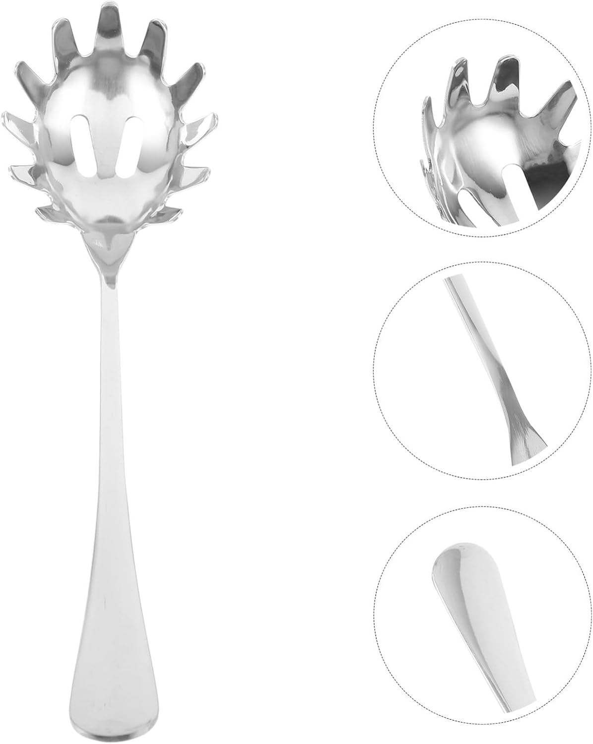 Noodle Spoon Steel Stainless Steel Pasta Spoon：spaghetti Spoon Spaghetti Server Pasta Fork - Spaghetti Fork for Home Kitchen Restaurant