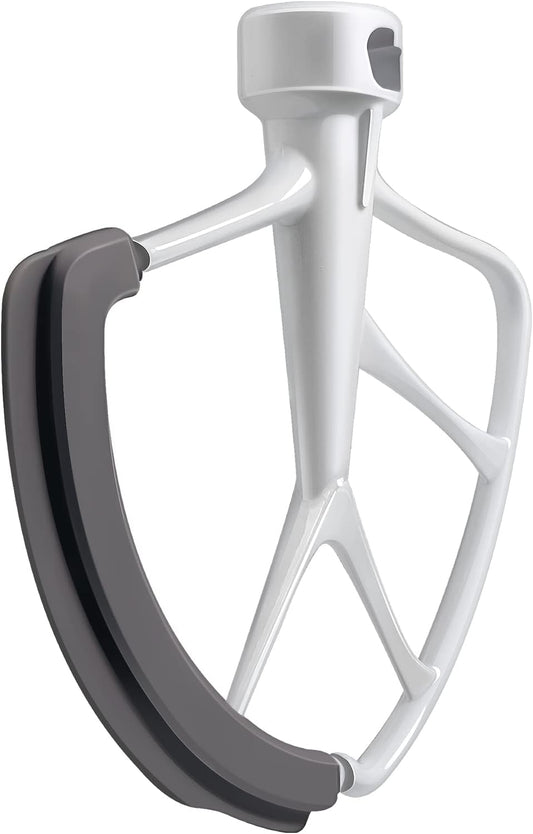6 Quart Flex Edge Beater for Bowl-Lift Stand Mixers, Paddle Attachment Mixer Accessory