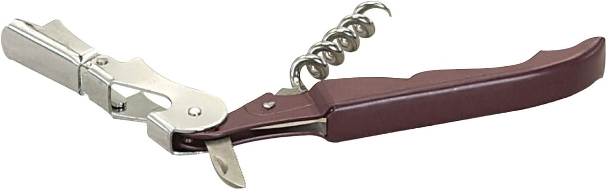 Thirsty Rhino Anggur Double Hinged Waiter's Corkscrew (Set of 12) (Burgundy)
