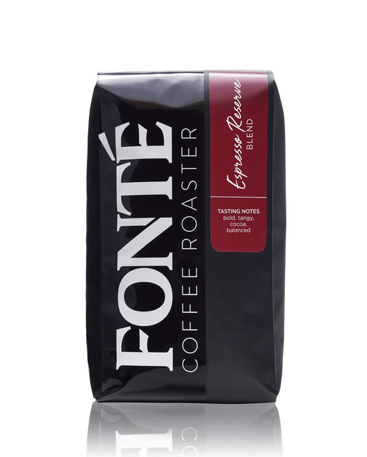 Fonte Coffee Roaster - French Press - Medium-Dark Fresh Roast - Roasted in Seattle - Single Origin - Bold, Tangy, Cocoa, Balanced - 12 oz - Espresso Reserve