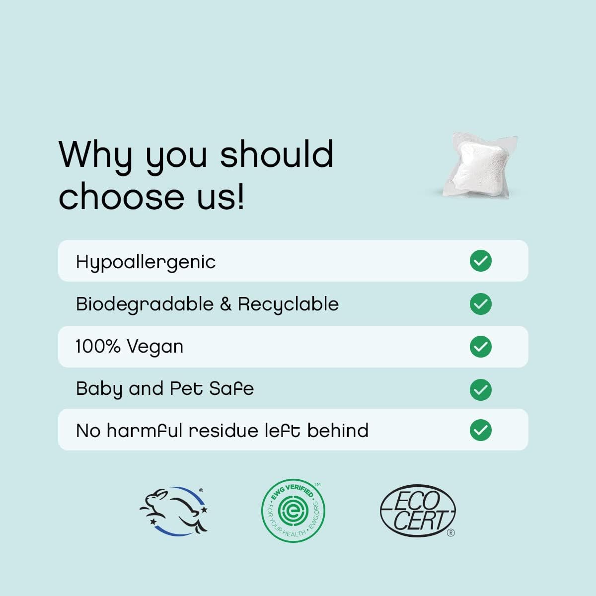 Unscented Dishwasher Pods by AspenClean, Dye-Free, Zero Plastic, Vegan, Eco-Friendly, Natural Dishwasher Detergent, EWG Verified™ - 28 Count (3 Pack)