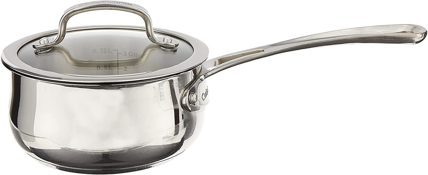 Cuisinart 419-14 Contour Stainless 1-Quart Saucepan with Cover
