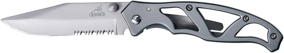 Gerber Gear Paraframe EDC Folding Pocket Knife with Safety Lock for Everyday Carry, Gifts for Men
