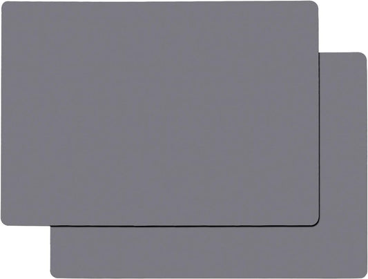 Gartful Extra Large Silicone Mats for Countertop, 28" by 20" Multipurpose Mat, Counter Table Protector, Desk Saver Pad, Placemat Nonstick Nonskid Heat-Resistant Pad, Dark Gray, 2PCS