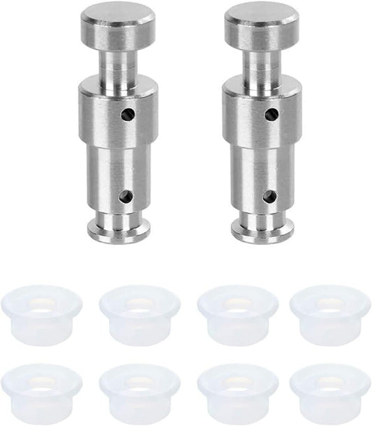 2 Pack Float Valve for Instant Pot with 8 Silicone Caps for Instant Pot Duo 3, 5, 6 QT, Duo Plus 3, 6 QT, Ultra 3, 6, 8 QT Replacement Float Valve by ZYLONE