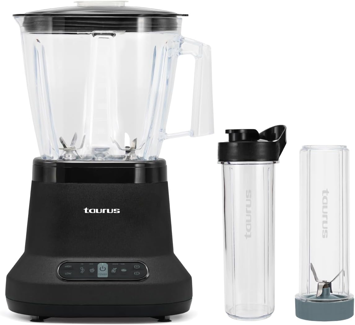 High-Performance Countertop Blender – 1500W Professional Power, 8 Presets, 64oz Tritan Jar, Self-Cleaning, Smoothie & Hot Soup Maker for Home & Kitchen, Blaze by Taurus