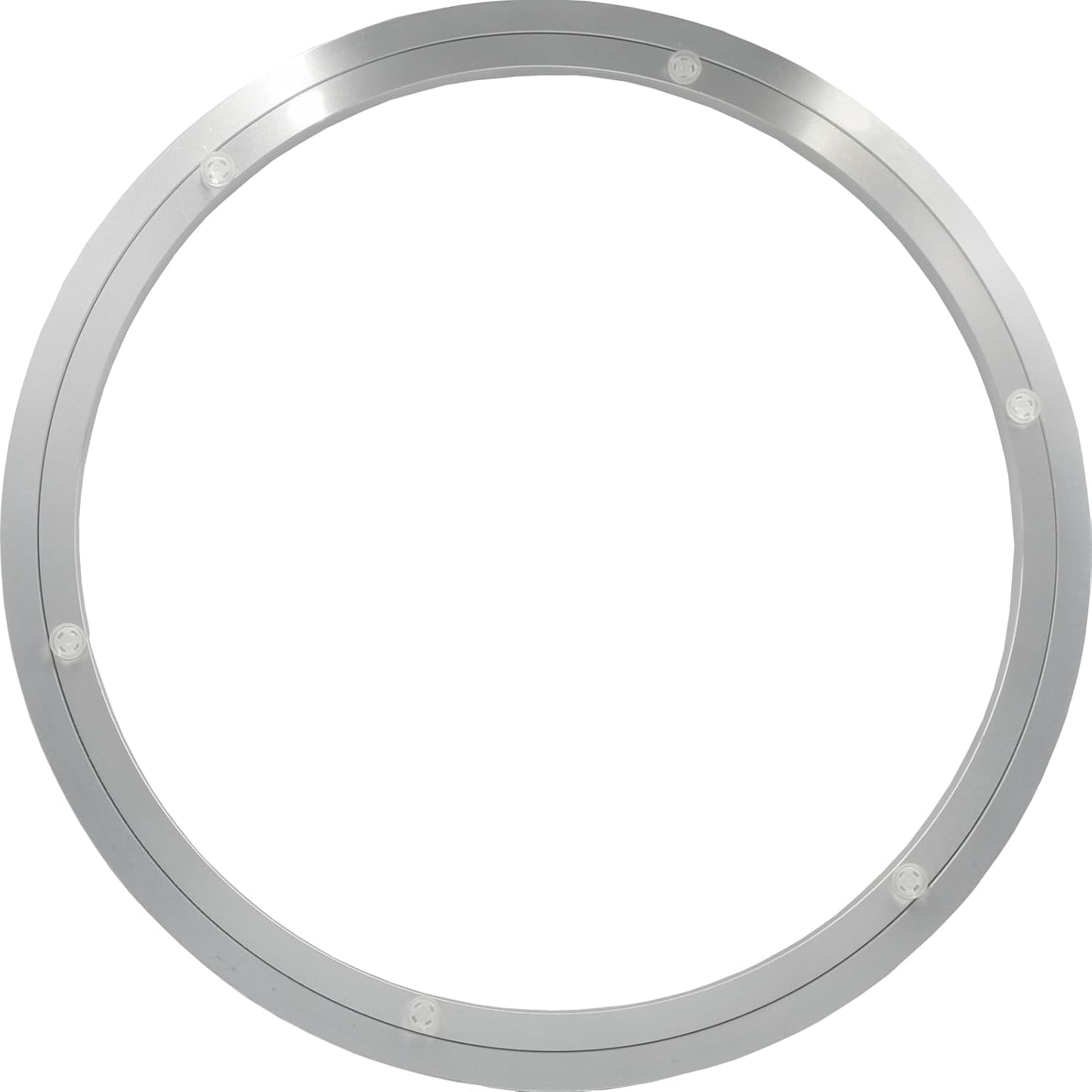 Heavy Duty Lazy Susan Hardware 20 Inchs Aluminum Bearing Metal Rotating Turntable Bearings Swivel Hardware for Dining-Table and Workbench Non-Slip