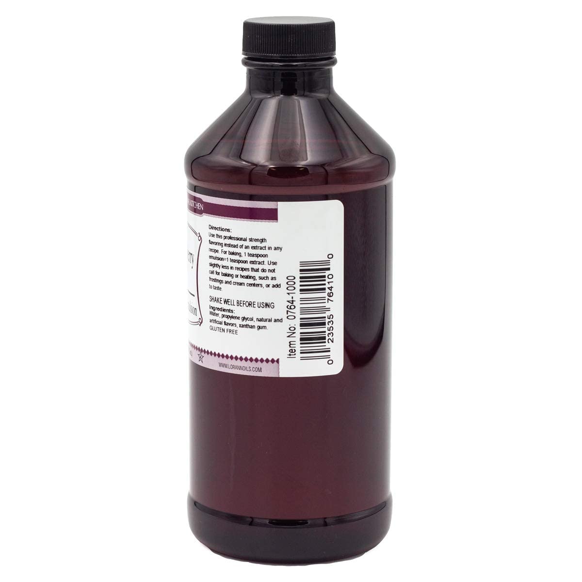 LorAnn Oils Raspberry Bakery Emulsion: True Essence, Ideal for Boosting Fruit Tones in Cakes, Cookies & Desserts, Gluten-Free, Keto-Friendly, Extract Substitute Essential for Your Kitchen,16 Oz