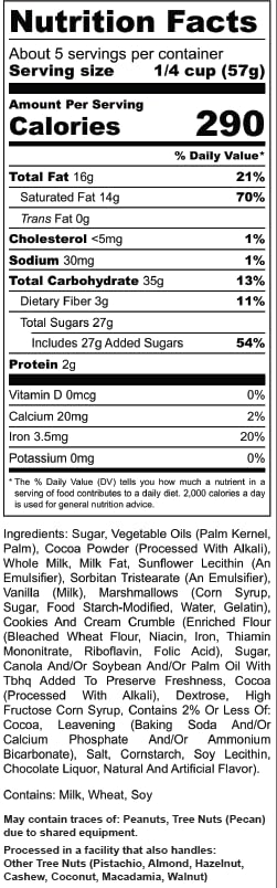 Melting Pot Chocolate Fondue; Mini Chocolate Wafers For Melting, Cookies & Cream Dark Chocolate Flavor, Pack of 3, 9.75oz Bags