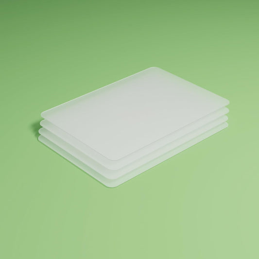 4 Pack Silicone Mats for Kitchen Counter: Translucent 10.24 x 14.2 inch (1 MM Thick) - Non-Slip Countertop Protector Liner - Heat Resistant Non-Stick Baking Mat for Pastry