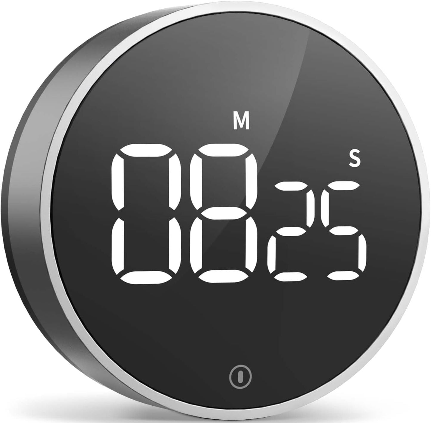 VOCOO Digital Kitchen Timer - Magnetic Countdown Countup Timer with Large LED Display Volume Adjustable, Easy for Cooking and for Seniors and Kids to Use (Space Grey)