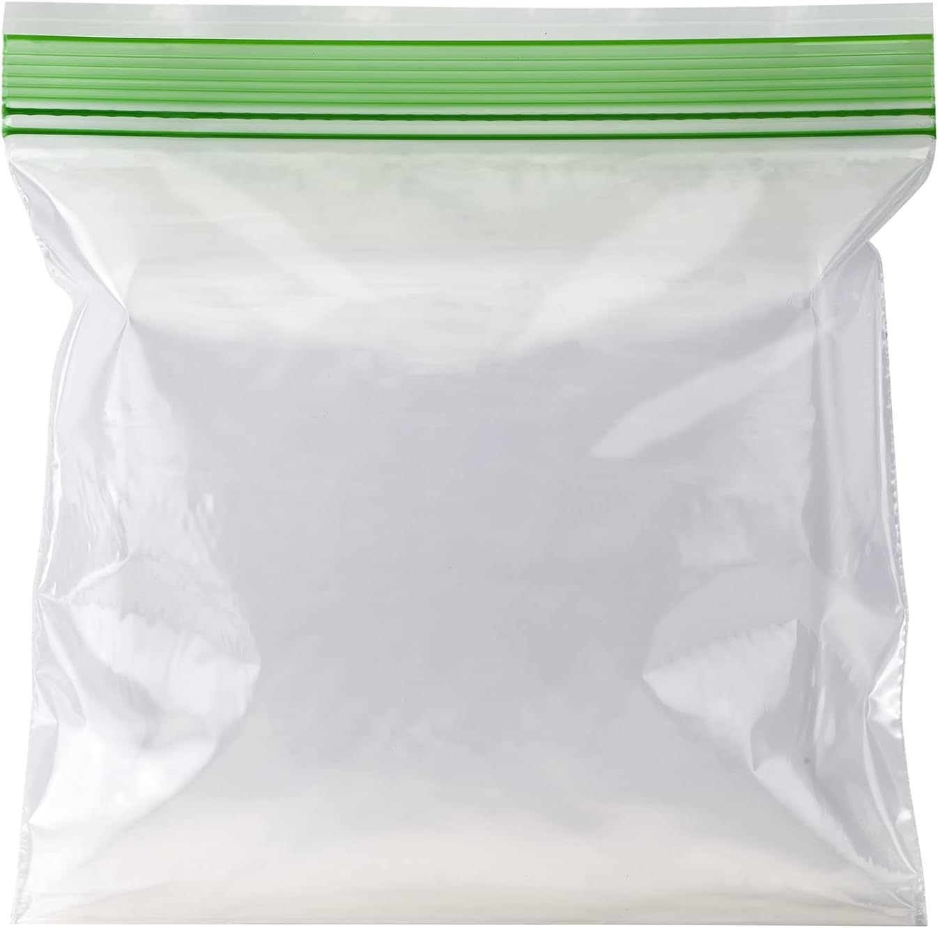 Amazon Basics Reclosable Sandwich Double Zipper Storage Bags, 100 Count, Pack of 1