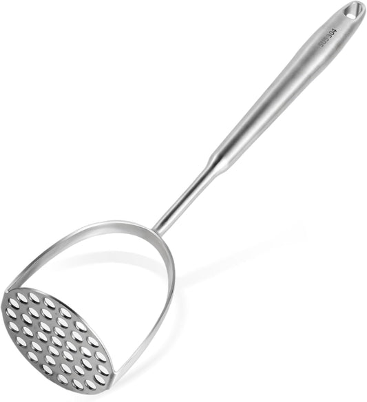 Potato Masher Stainless Steel,14Inch Long handle Potato Smasher, Mashed Potatoes Masher Kitchen Tool for Avocado,Potatoes, Beans, Vegetables, Large Heavy Duty Metal Mashing Utensil