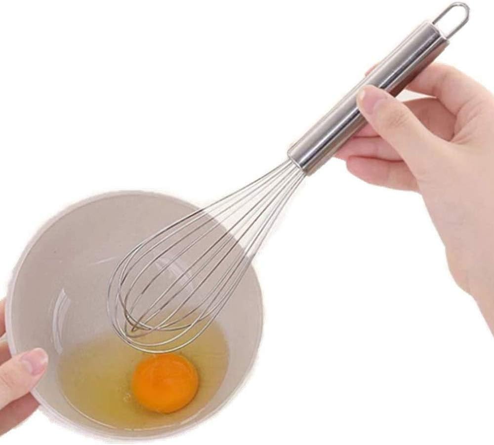 Aniso Stainless Steel Whisk (8.4 inches, Silver)