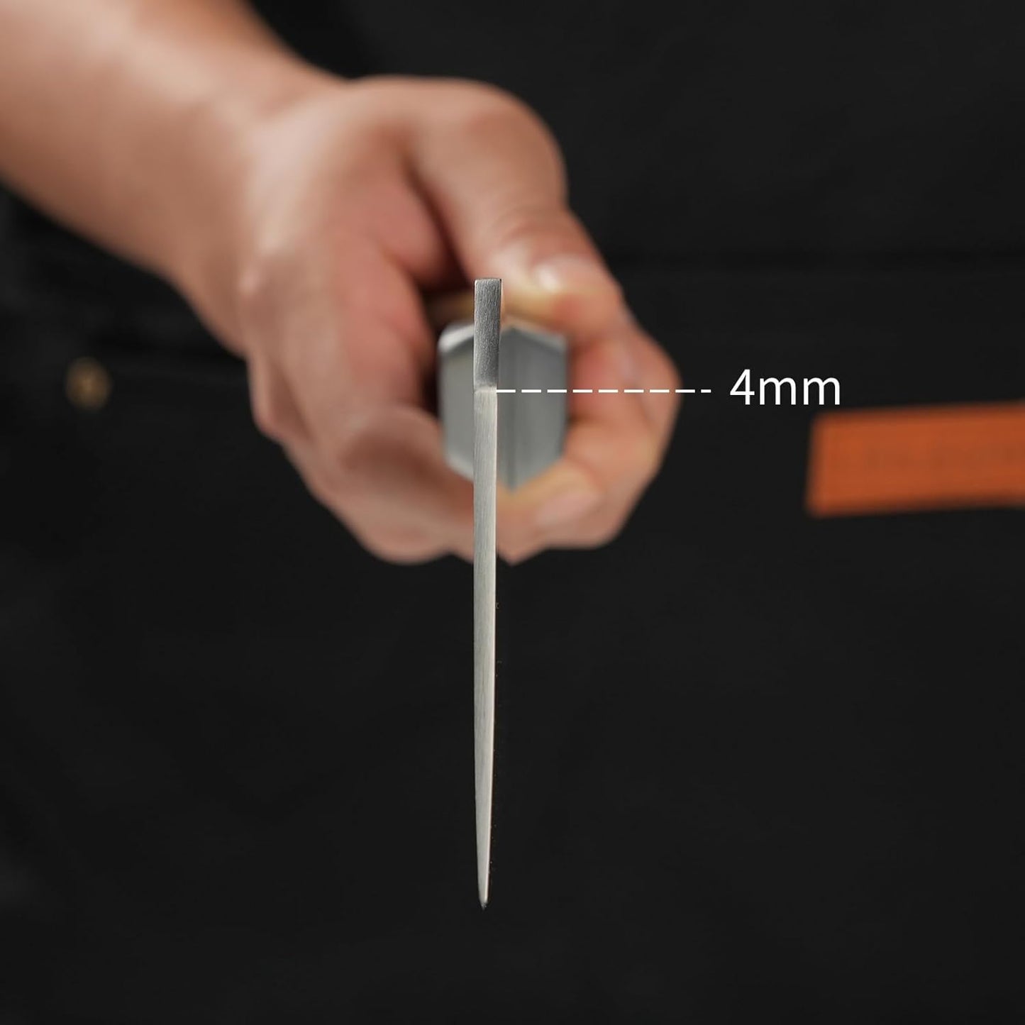 7 inch Meat Cleaver, One-piece Full Metal Cleaver Knife, Heavy Duty Butcher knife, German 1.4116 High Carbon Stainless Steel kitchen Knife, Chopping Knife for Meat, Bone, Lamb Chops