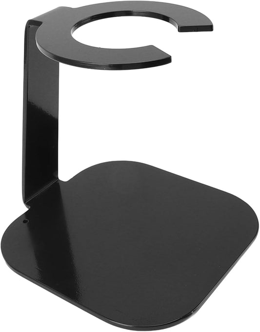 Coffee Dripper Stand Iron Pour Over Filter Holder Space Saving Maker Station for Bar Equipment (Black)