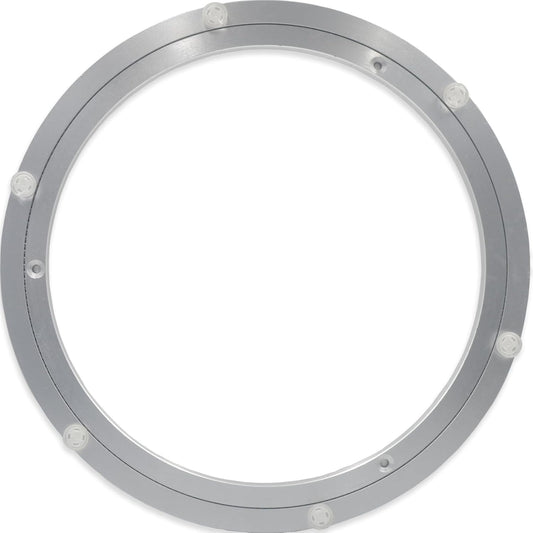 Lazy Susan Hardware Aluminum Metal Rotating Turntable Bearings Swivel Plate Bearing for Dining-Table Non-Slip and Workbench (16 Inchs) …