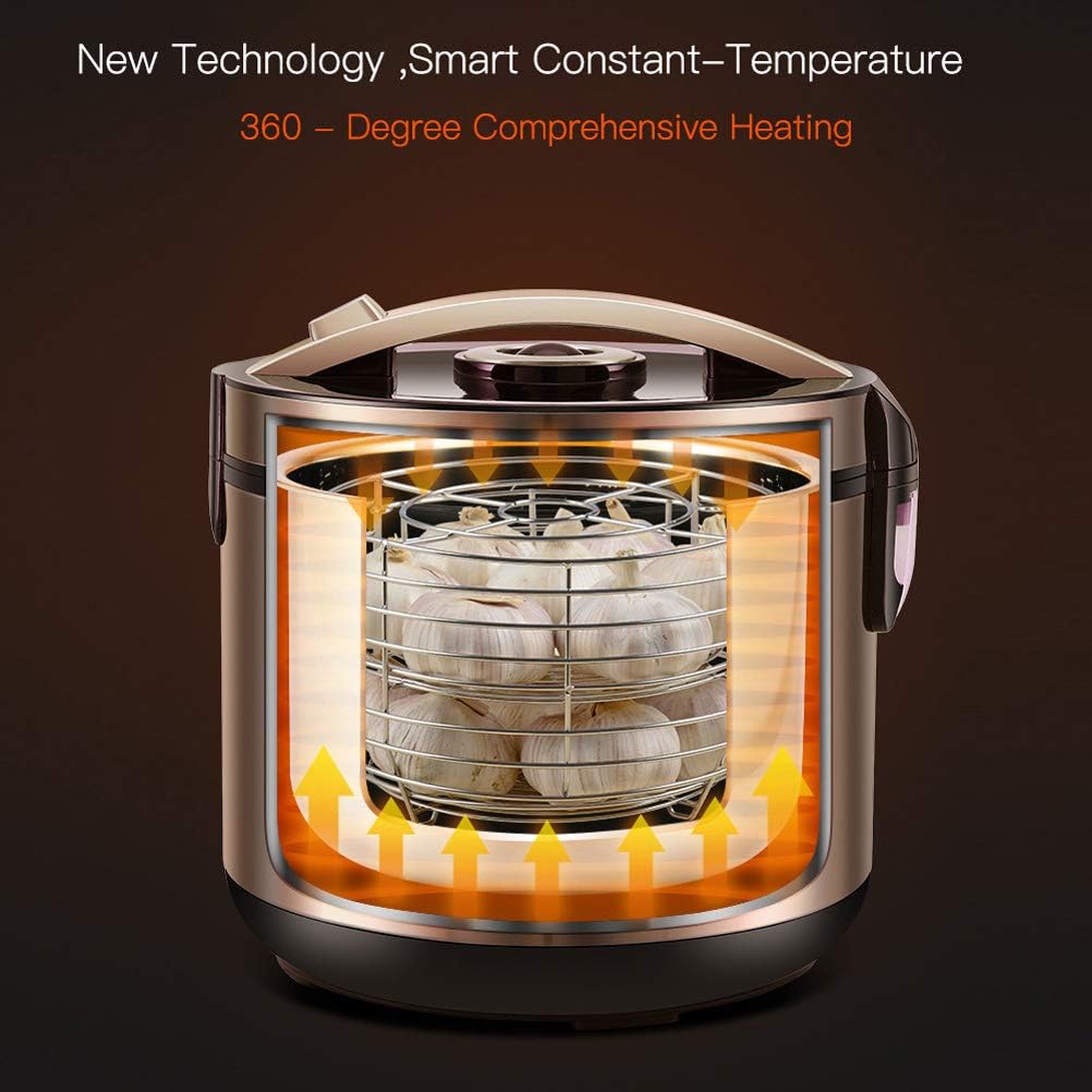 6L Black Garlic Fermenter,Yogurt Maker with Adjustable Temperature & Time Control,Kimchi machine,Sweet Rice Wine Maker Full Automatic,Natto Maker,FCC UL Listed