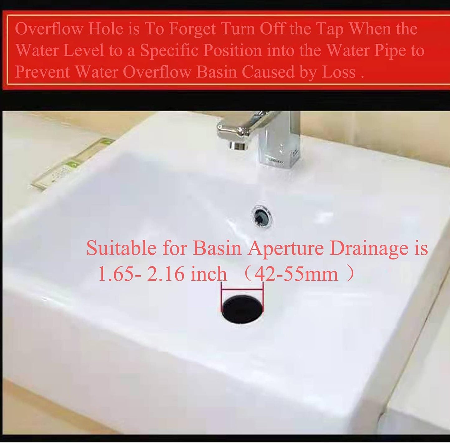 Pop Up Sink Drain with Overflow Bouncing Style Stopper Brass Polished Chrome for Bathroom